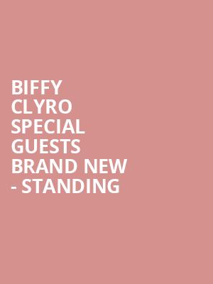 Biffy Clyro + special guests Brand New - Standing at O2 Arena